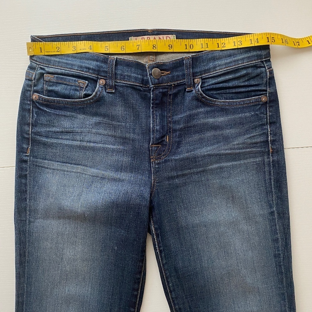 J BRAND Women's Cigarette Leg Mid Rise in Heirloom Wash Size 28 - Picture 13 of 16